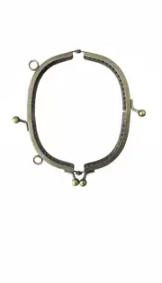 12,5 cm Yuvarlak Cüzdan Klipsi Antik 2