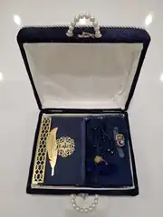 Kombin İncili Çantalı Set Model 1 2