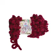 Alize Puffy 987 Bordo Örgü İpi 2