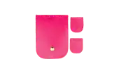 Parla Kit-Kulp ve Askılı Deri Çanta Yapım Seti-Pembe 4