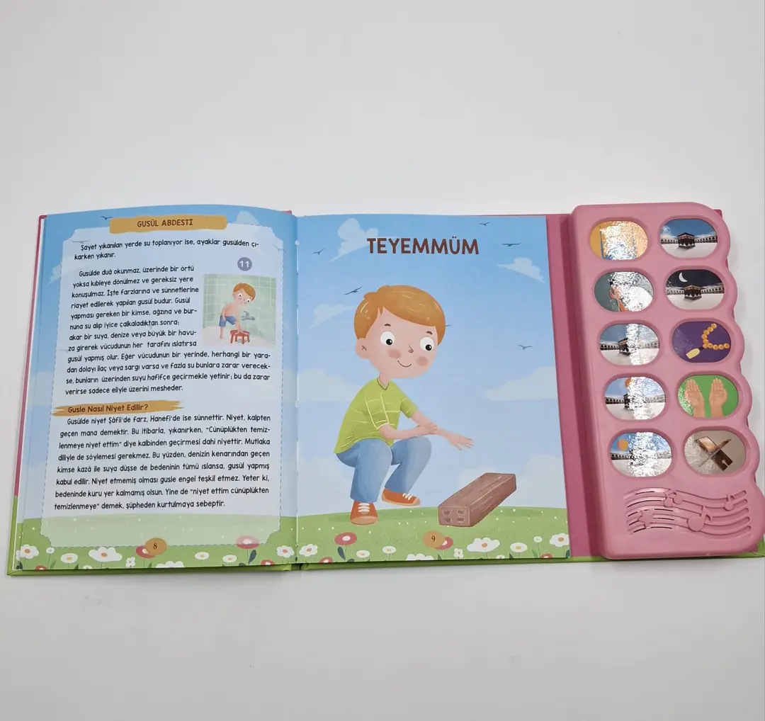 Sesli Namaz Öğreten Kitap Pembe