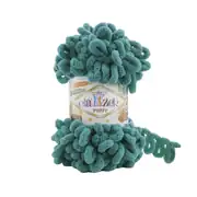 Alize Puffy 847 Zümrüt Örgü İpi 1