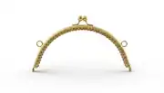 18 cm Çanta Klipsi Yuvarlak Gold 1