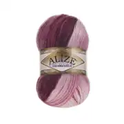 Alize Angora Gold Batik Pembe Mor 1895 1