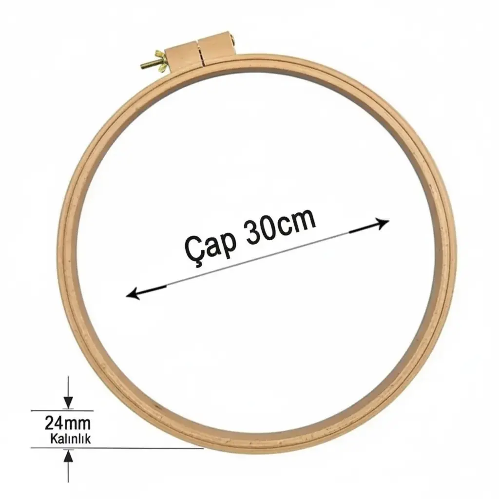 260-8 No:8 Yorganlama Kasnak 24 mm 30 cm