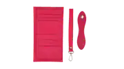 Suni Deri Cüzdan Kiti Pembe 1