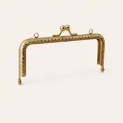 12,5 cm Kare Cüzdan Klipsi Gold 2