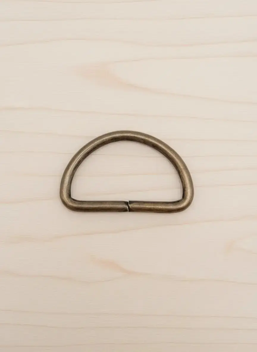 Metal D Çanta Askı Halkası 3 cm Antik