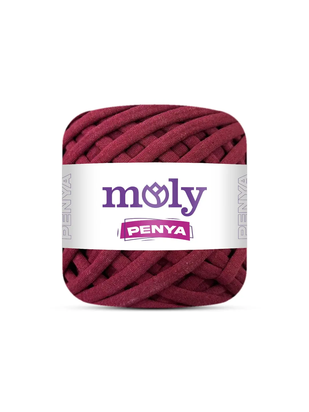 Moly Penya 250 gr Bordo Pamuk Penye Örgü İpi 1003