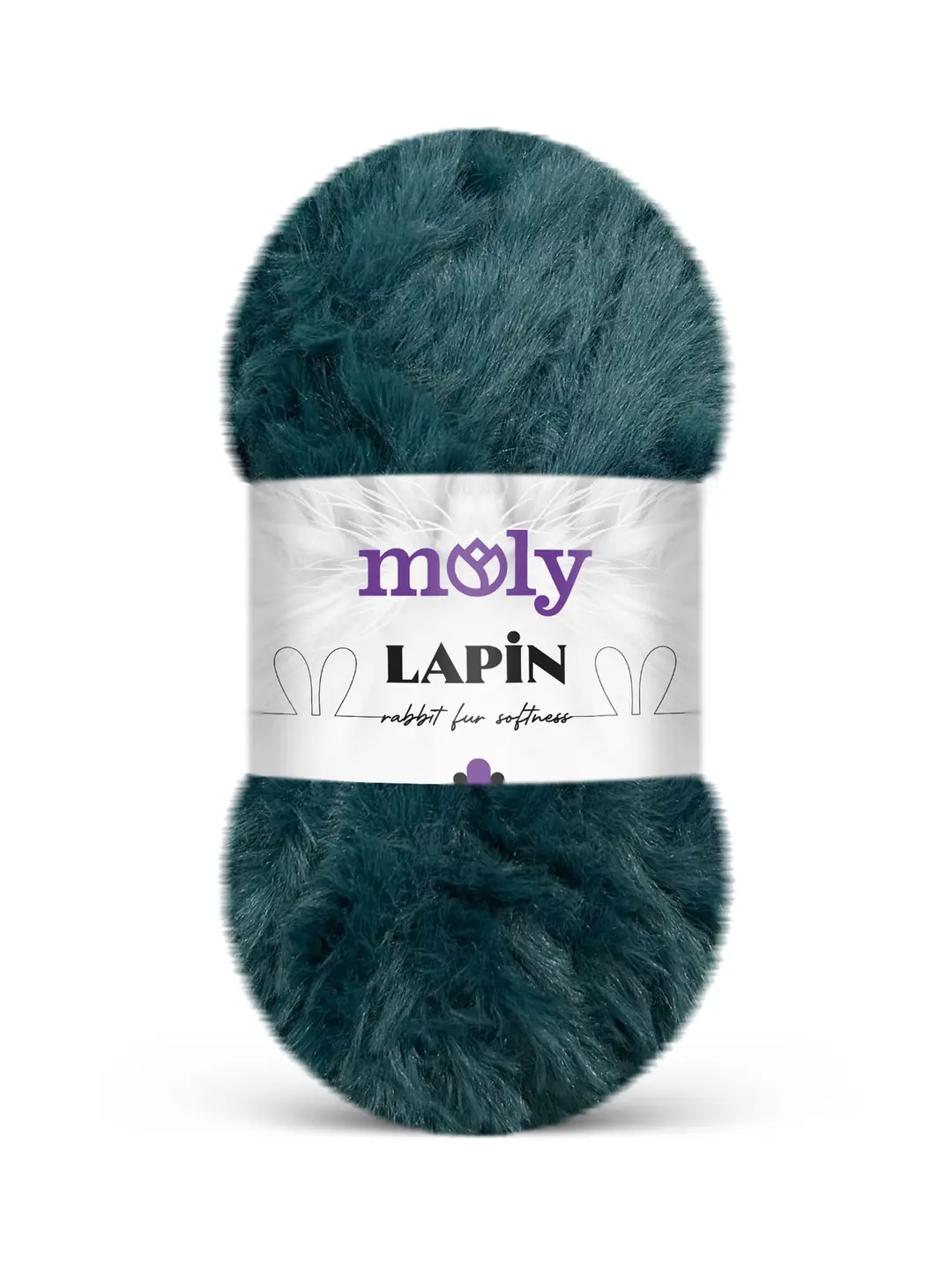 Moly Lapin 100 gr Petrol Yeşili Peluş Örgü İpi S505