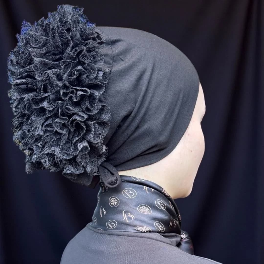 La Boutique Bone Silikonlu Fırfırlı Dksz.Siyah 3
