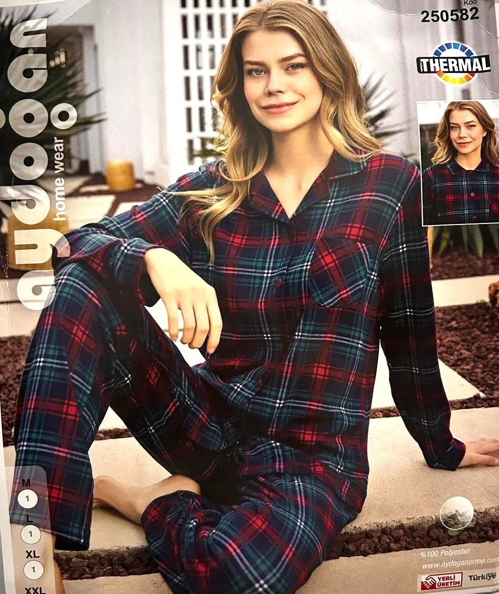 Aydoğan Kadın Termal O/A Pijama Takımı L Beden 250582