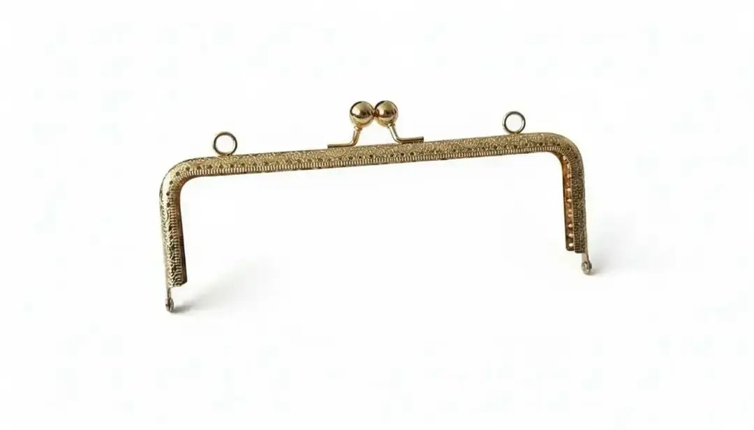 20,5 cm Kare Cüzdan Klipsi Gold