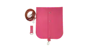 Yumuşak Deri Çanta Kapağı ve Askı Seti Şeker Pembe 1