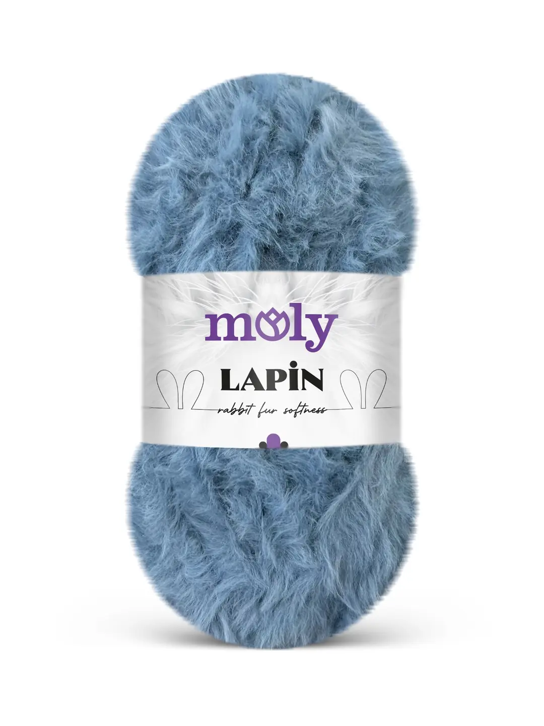 Moly Lapin 100 gr Buz Mavisi Peluş Örgü İpi S46