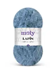 Moly Lapin 100 gr Buz Mavisi Peluş Örgü İpi S46 1