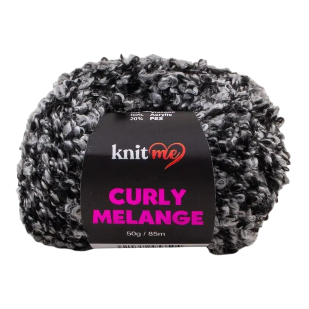 Knit Me Curly Melange Kcm54