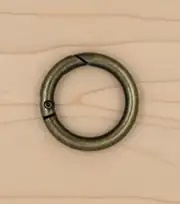 Metal Yaylı Çanta Halkası 2 cm Antik 2 Adet 3