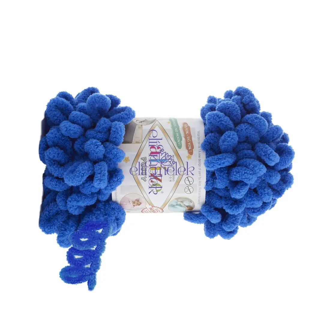 Alize Puffy 141 Saks Mavi Örgü İpi 2