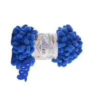 Alize Puffy 141 Saks Mavi Örgü İpi 2