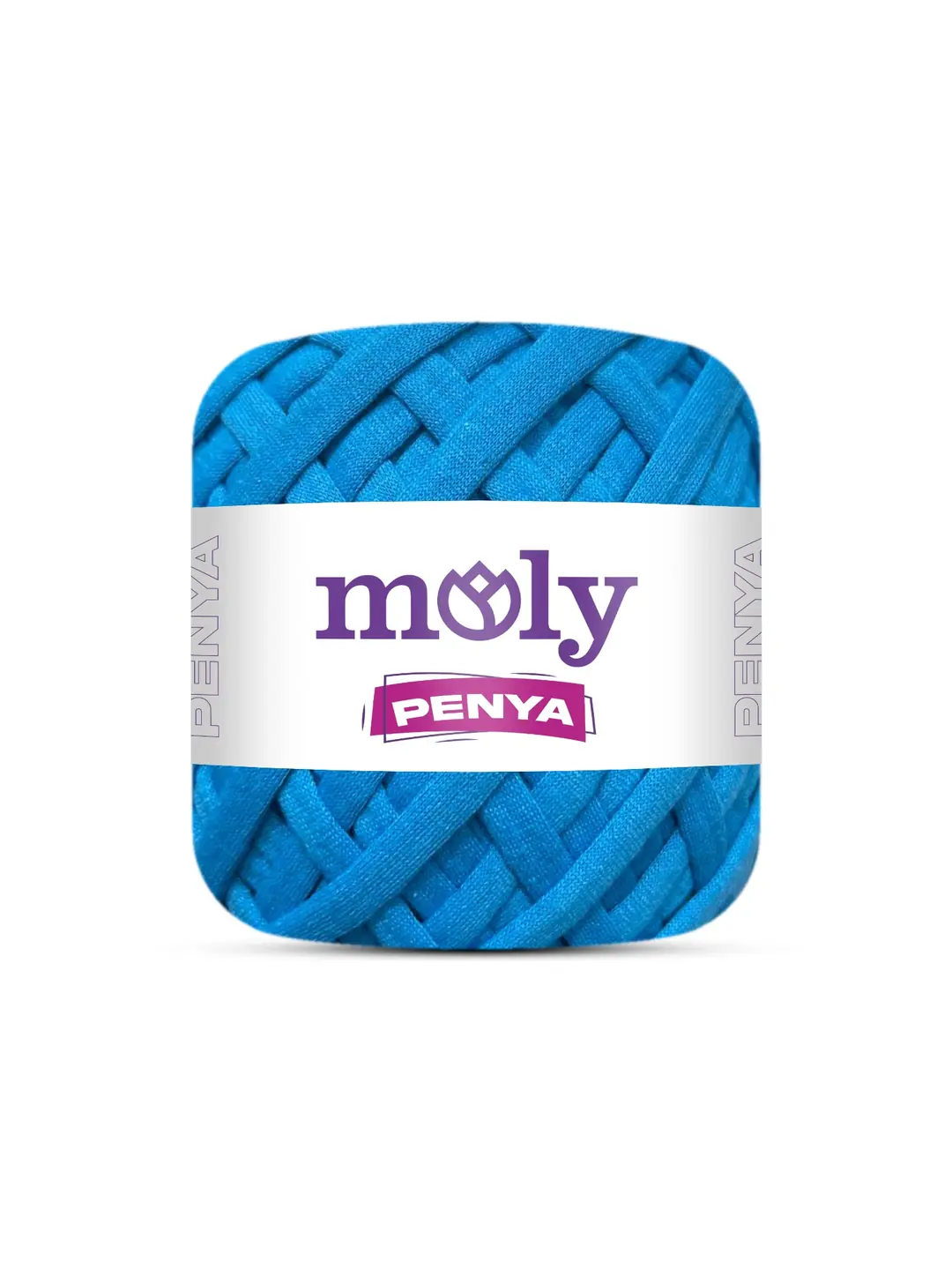 Moly Penya 250 gr Turkuaz Mavi Pamuk Penye Örgü İpi 1016