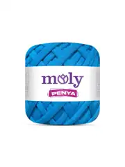 Moly Penya 250 gr Turkuaz Mavi Pamuk Penye Örgü İpi 1016 1