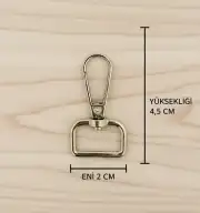 2 cm Yaylı Çanta Klipsi-Akrep Kanca Gold-2 adet 2