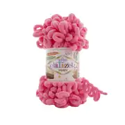 Alize Puffy 377 Canlı Pembe Örgü İpi 1