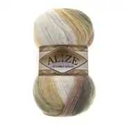 Alize Angora Gold Batik Kahve Yeşil Krem 1893 1