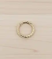 Metal Yaylı Burgu Çanta Halkası 3 cm Gold 1