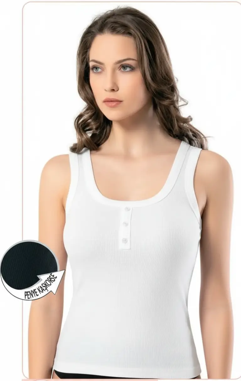Kota 6463 Byn Modelli Kaşkorse - Beyaz - M