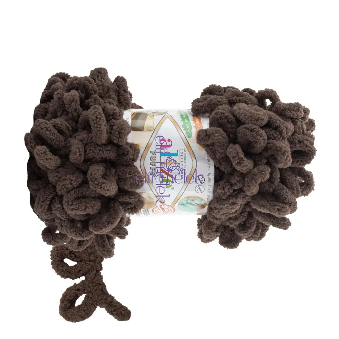 Alize Puffy 534 Toprak Örgü İpi 2