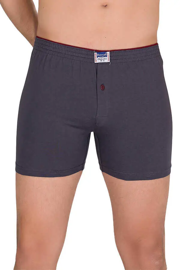 1099 Berrak Renkli Boxer - Füme - L