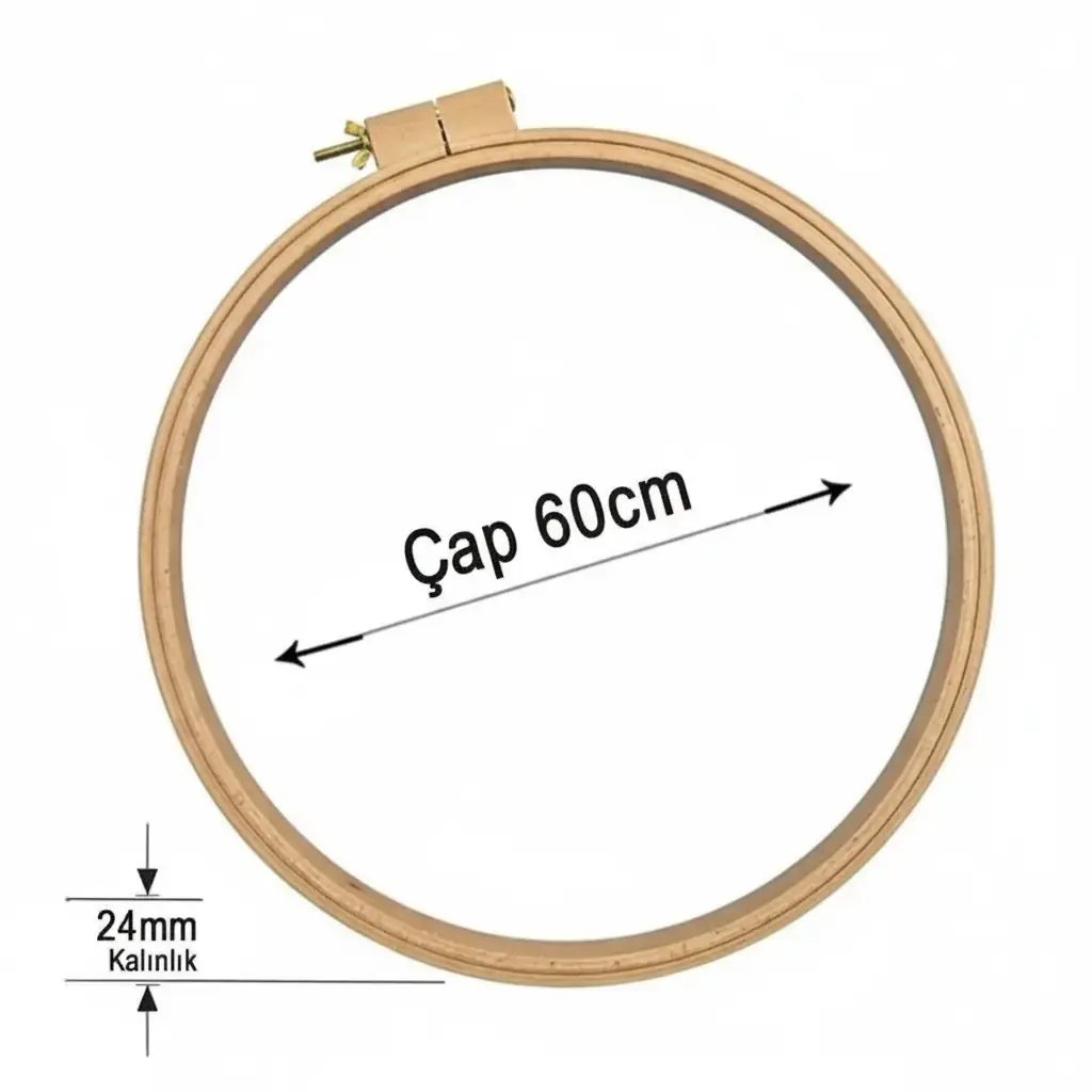260-12 No:12 Yorganlama Kasnak 24 mm 60 cm