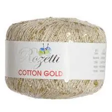 Rozetti Yarn Cotton Gold 1091 4
