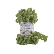 Alize Puffy 485 Yaprak Yeşili Örgü İpi 1