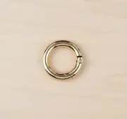 Metal Yaylı Çanta Halkası 2 cm Gold 2 Adet 1