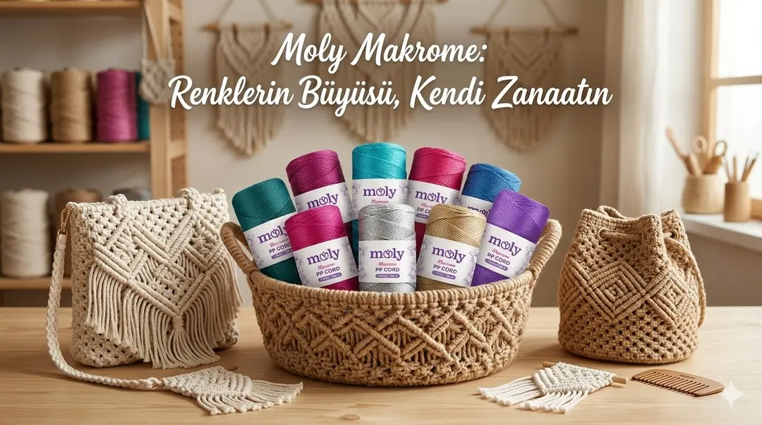 Makrome Çanta İçin Hangi İp Kullanılır? PP Cord Macrome No:4 Rehberi