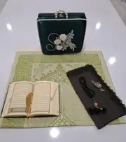 Kombin İncili Çantalı Set Model 3 3