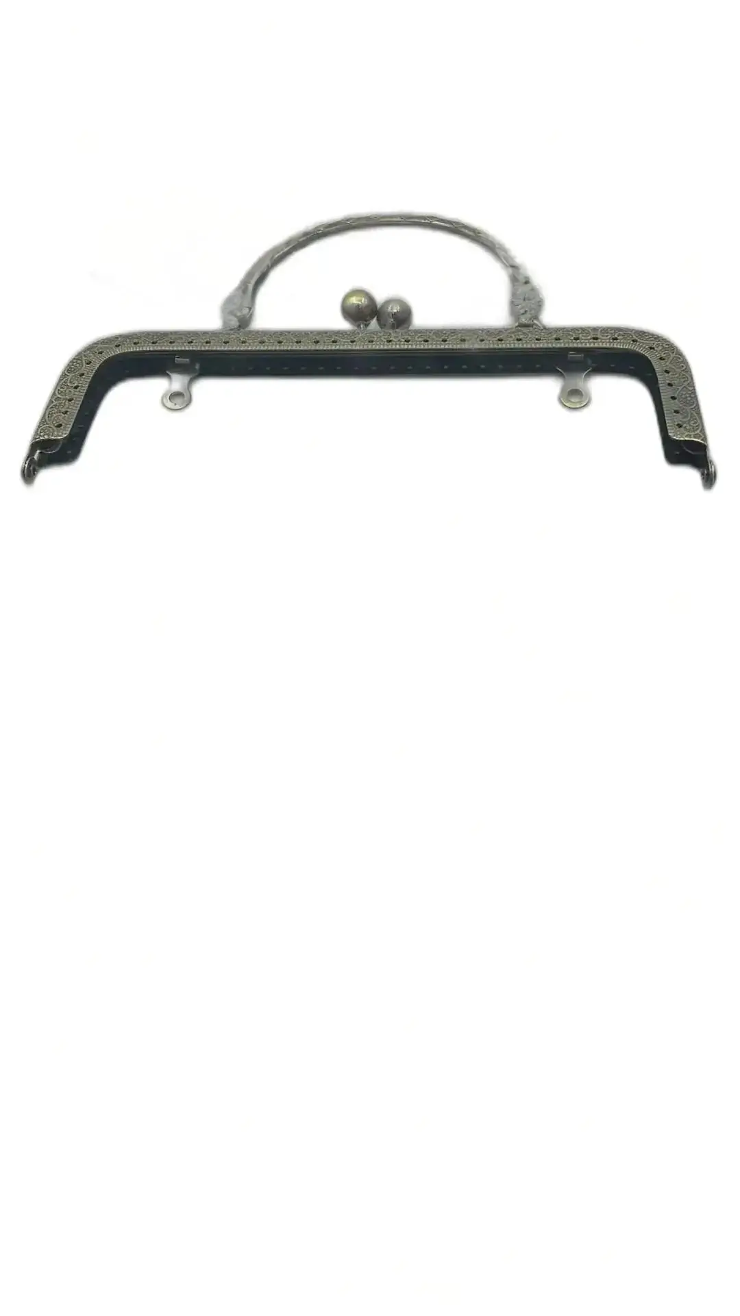 Metal Çanta Klipsi 21 cm Antik-Model 1