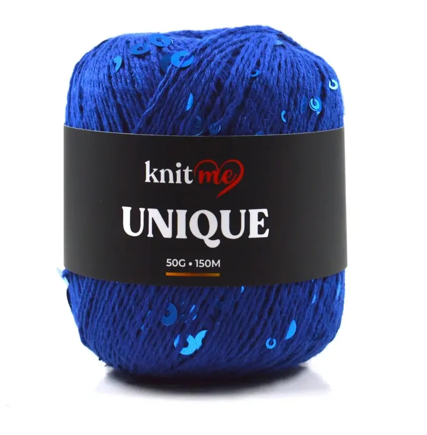 Knit Me Unique K07-Pamuklu Payetli Örgü İpi