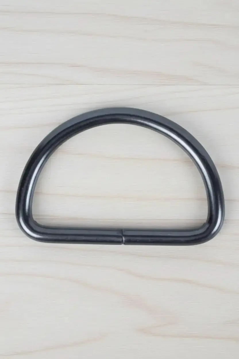 Metal D Halka 4 cm Füme-2 adet