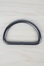 Metal D Halka 4 cm Füme-2 adet 1