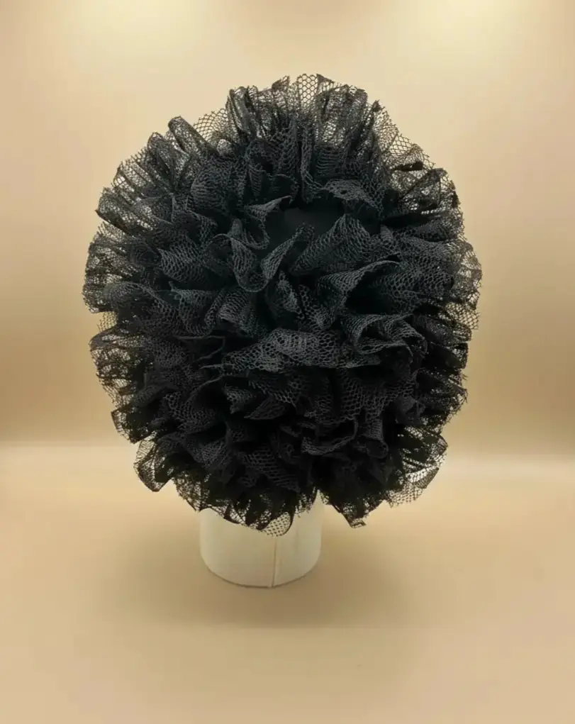La Boutique Bone Kauçuklu Silikonlu Fırfırlı Dksz.Siyah 3
