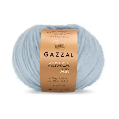 Gazzal Alpaca Air Buz Mavisi Örgü İpi 84