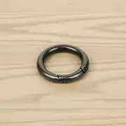 Metal Yaylı Çanta Halkası 2 cm Füme 2 Adet 1