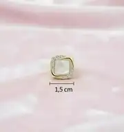 Metalize 3 Boy Düğme H1 Küçük Gold 4