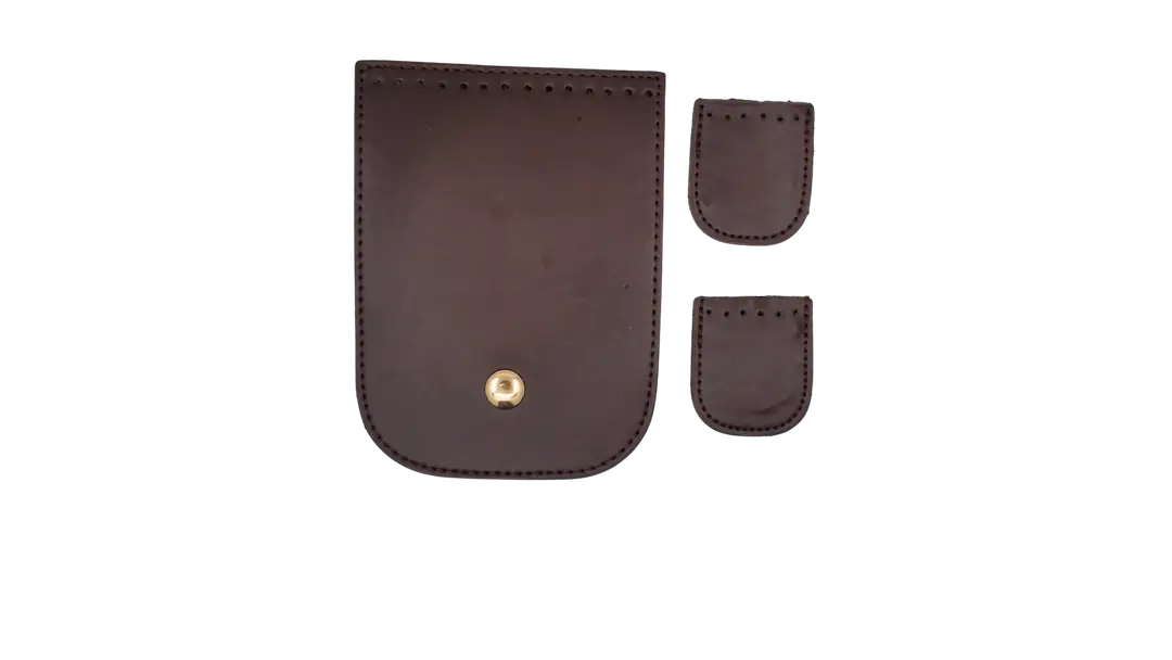 Parla Kit-Kulp ve Askılı Deri Çanta Yapım Seti-Kahverengi 4