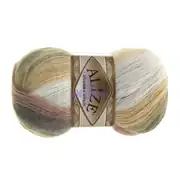 Alize Angora Gold Batik Kahve Yeşil Krem 1893 2