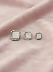 Metalize 3 Boy Düğme H1 Büyük Antrasit 1